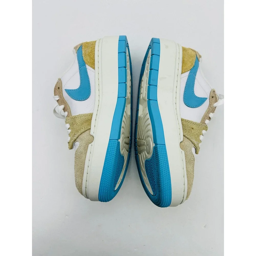 Nike Air Jordan 1 Elevate Low SE Women Sz 6.5‎ Blue Gold FD1028-100